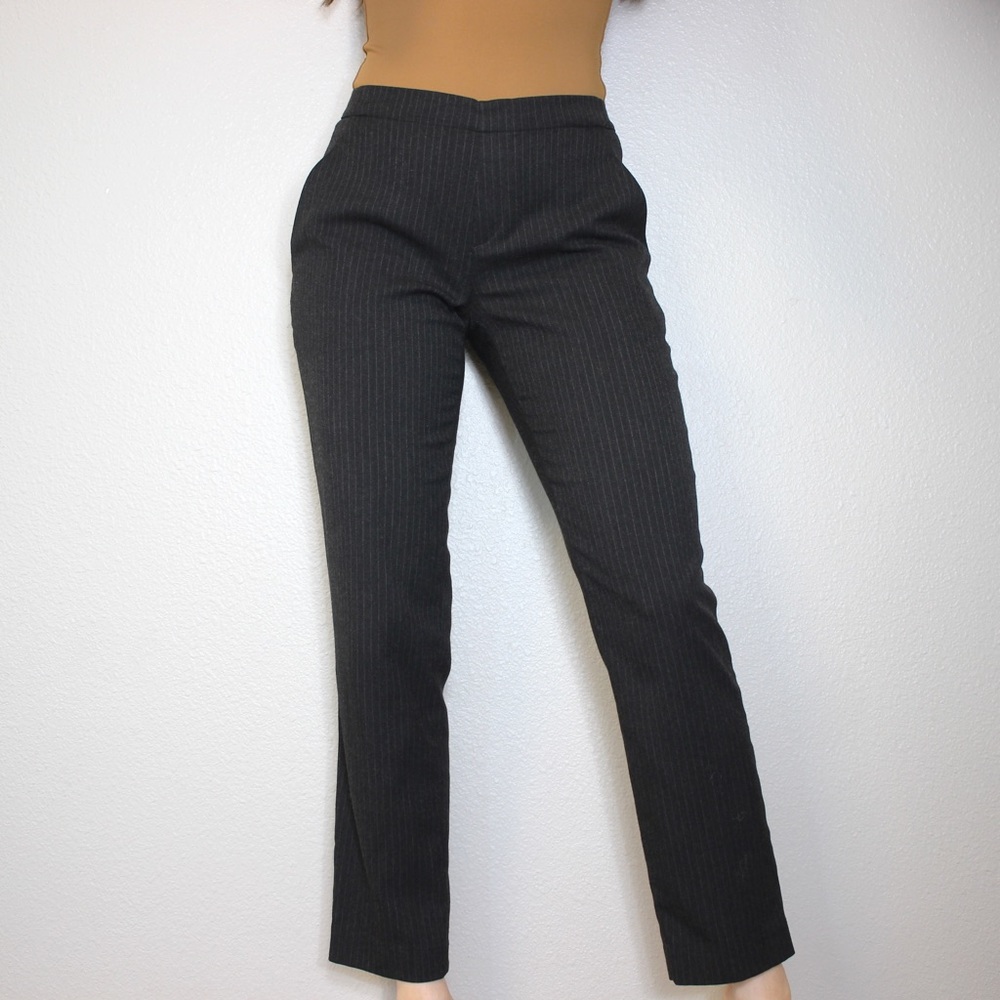 Uniqlo Pinstripe Trouser Pants Slacks Pull On